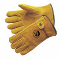 Bourbon Brown Split Cowhide Driver Gloves